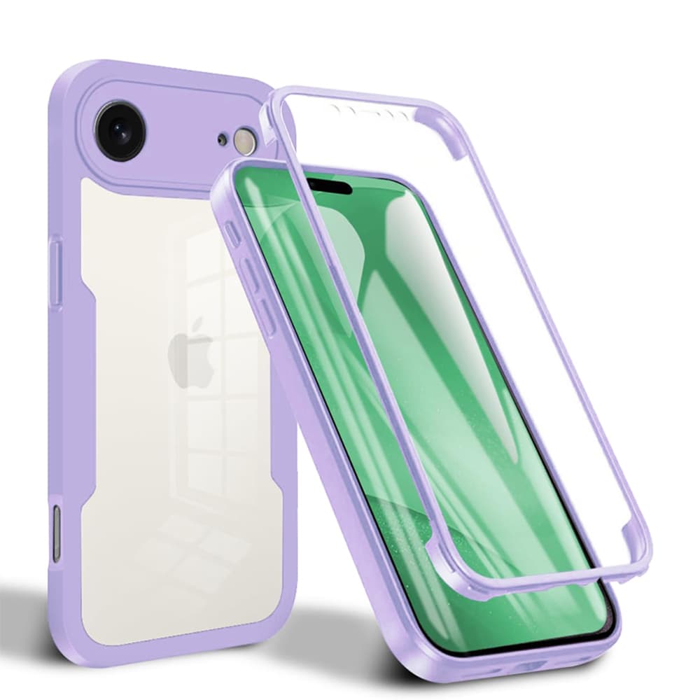Techsuit ColorVerse 360 Series Ochranné sklo iPhone 17 Air Fialová - náhled 1