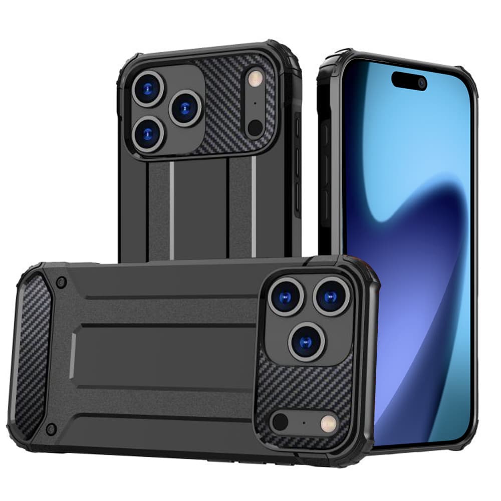 Techsuit Hybrid Armor pro iPhone 17 Pro Max černý - náhled 1