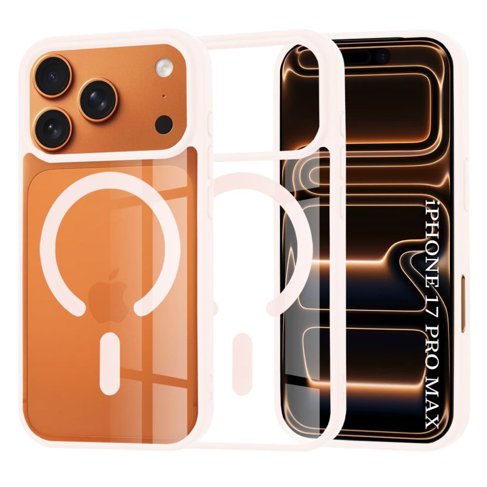 Techsuit MagSafe Pro pro iPhone 17 Pro Max v růžové barvě - náhled 1