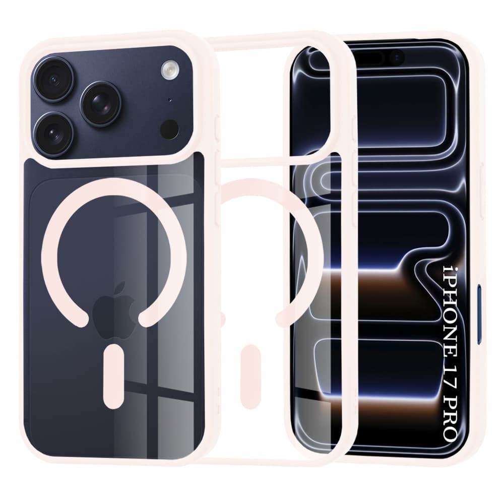 Techsuit MagSafe Pro pro iPhone 17 Pro v růžové barvě - náhled 1