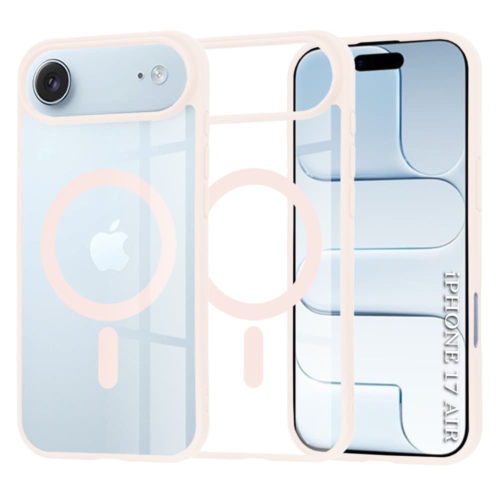 Techsuit MagSafe Pro iPhone 17 Air v růžové barvě - náhled 1