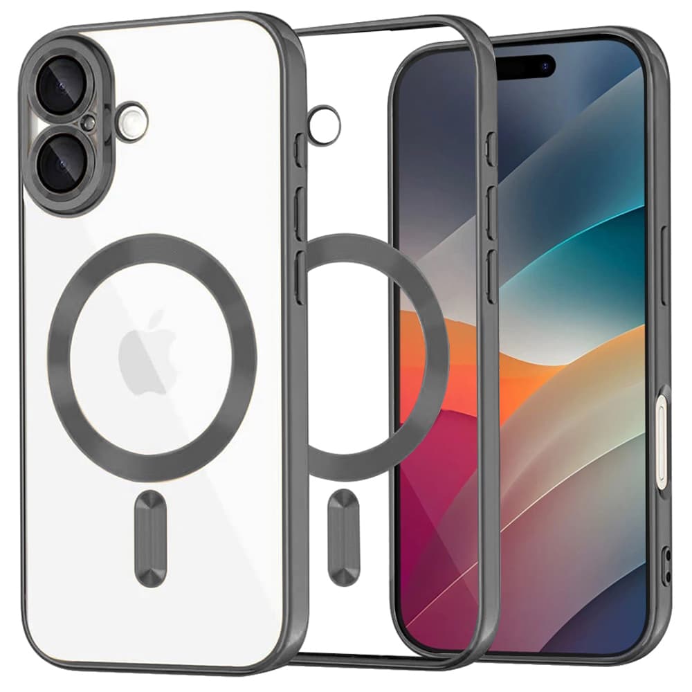Techsuit Luxury Crystal MagSafe pro iPhone 17 černý - náhled 1