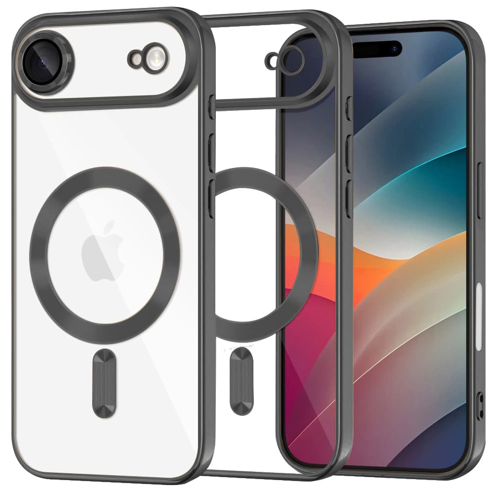 Techsuit Luxury Crystal MagSafe pro iPhone 17 Air černý - náhled 1
