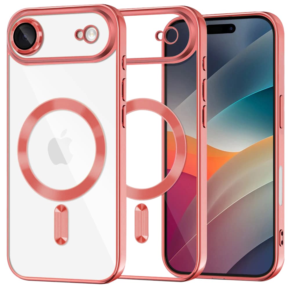 Techsuit Luxury Crystal MagSafe pro iPhone 17 Air červený - náhled 1