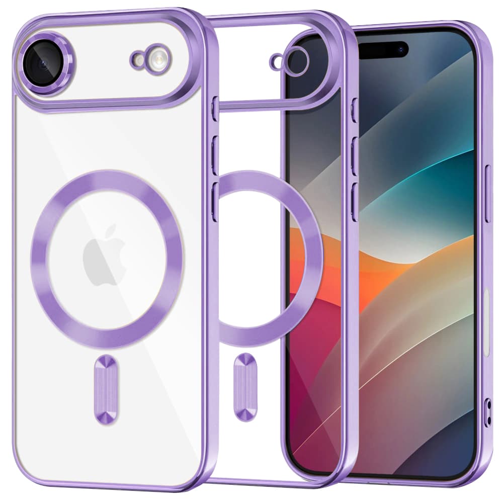 Techsuit Luxury Crystal MagSafe pro iPhone 17 Air světle fialová - náhled 1