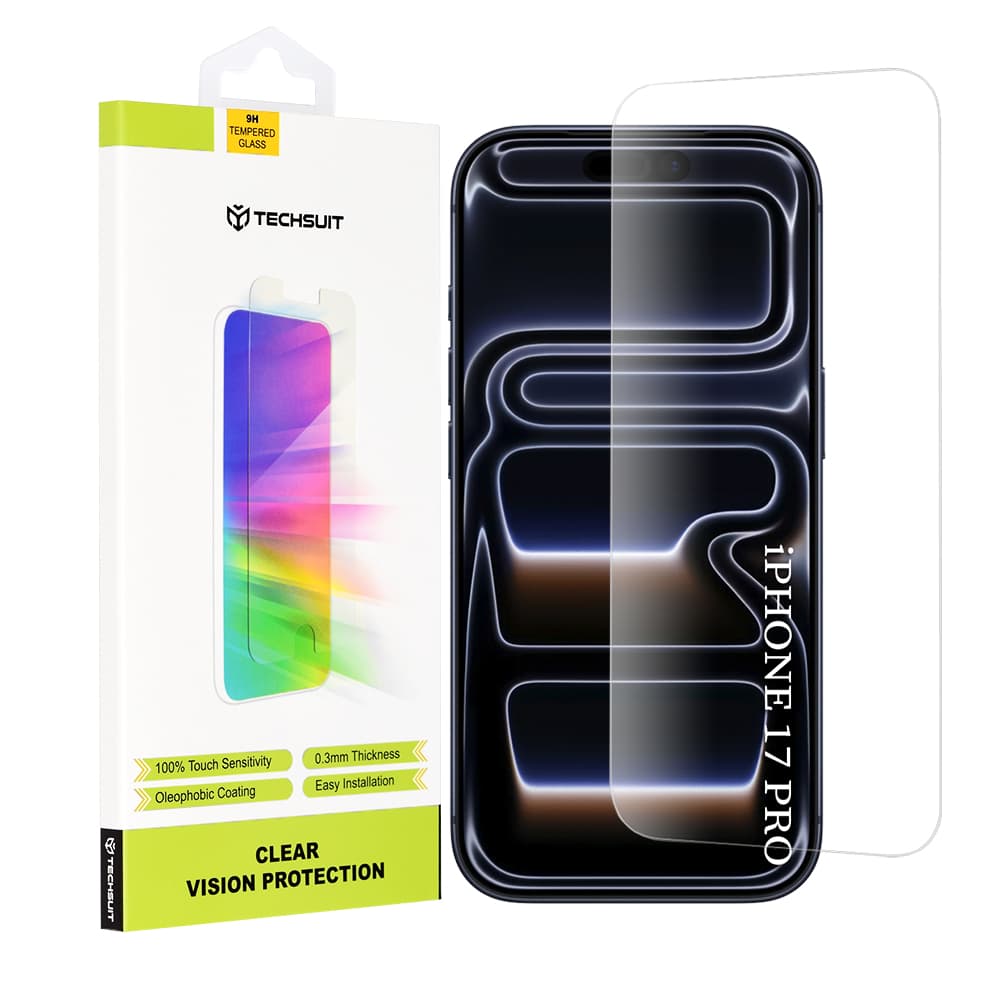 Techsuit Clear Vision Glass iPhone 17 Pro průhledný - náhled 1