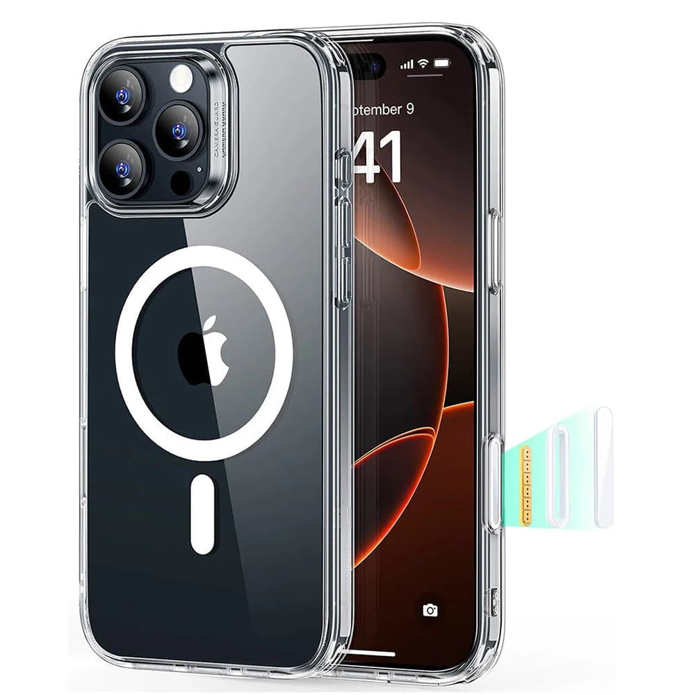 ESR Classic Hybrid HaloLock pro iPhone 16 Pro Max průhledný - náhled 1