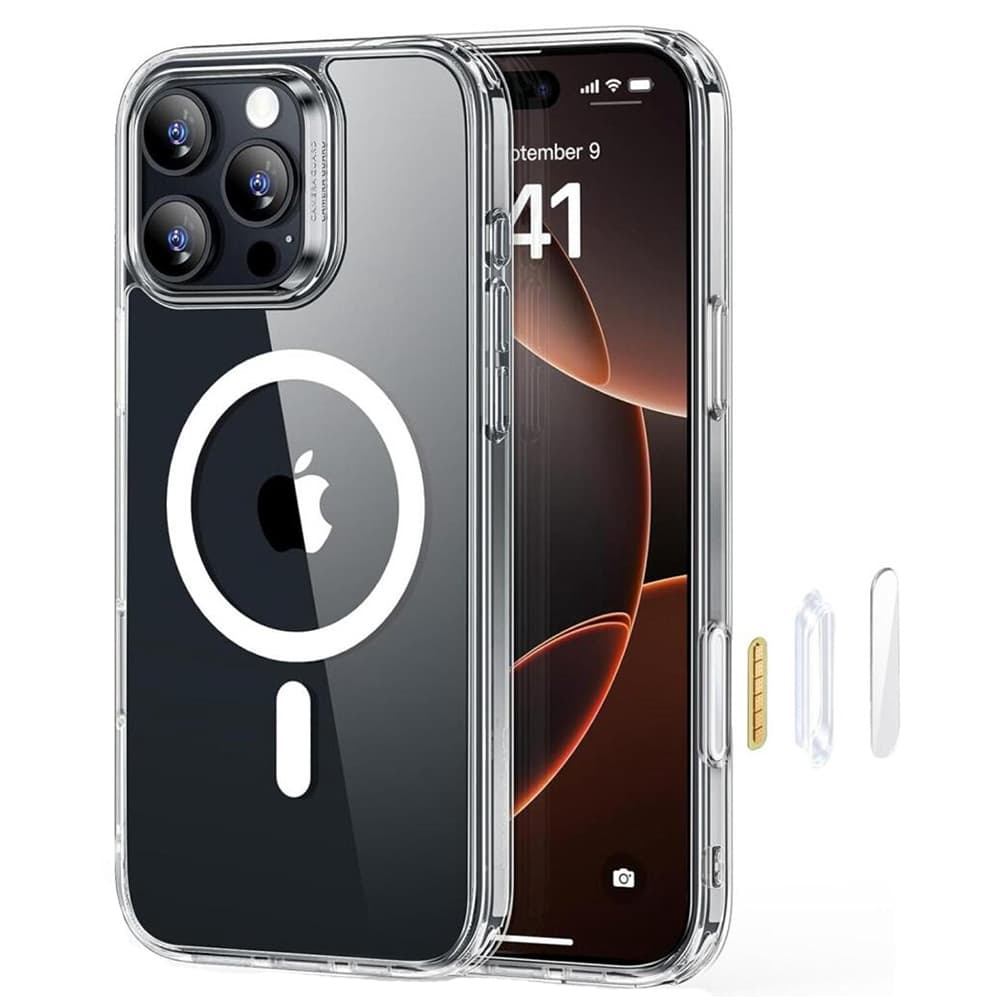 ESR Classic Hybrid HaloLock pro iPhone 16 Pro průhledný - náhled 1