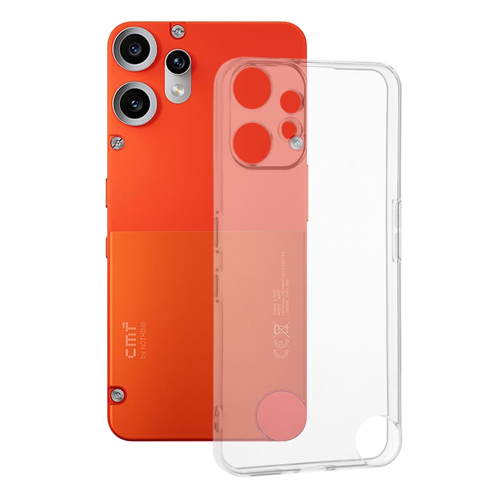 Techsuit silikonový obal Nothing CMF Phone 2 Pro průhledný - náhled 1