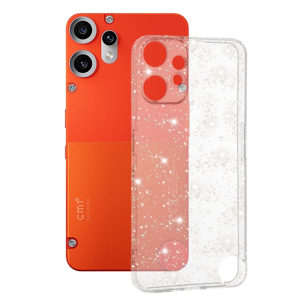 Techsuit SparkleSkin Series Nothing CMF Phone 2 Pro průhledný obal - náhled 1