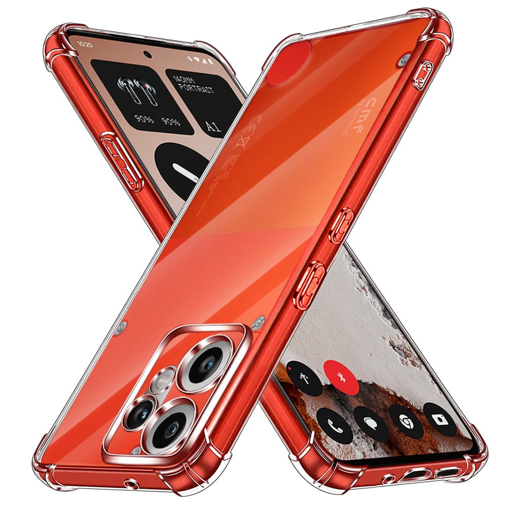Techsuit Shockproof průhledný silikonový obal Nothing CMF Phone 2 Pro průhledný - náhled 1