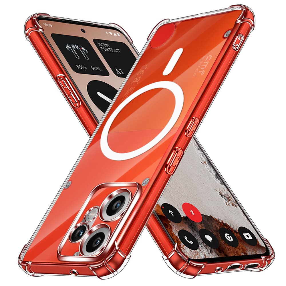 Techsuit Shockproof průhledný silikonový MagSafe pro Nothing CMF Phone 2 Pro průhledný - náhled 1