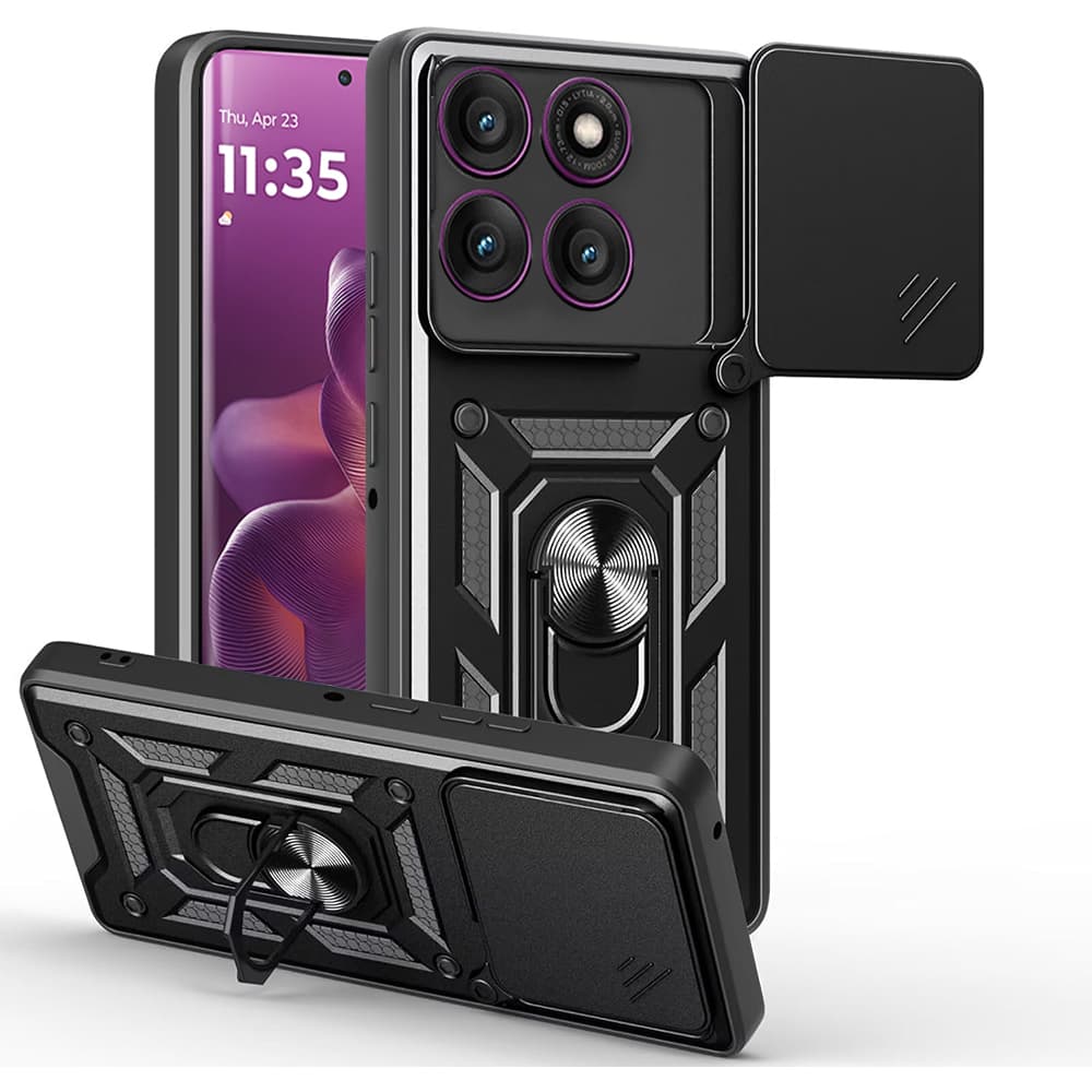 Techsuit CamShield Series pouzdro pro Motorola Edge 60 Pro černé - náhled 1