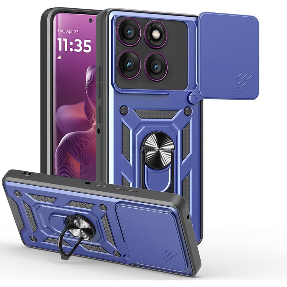 Techsuit CamShield Series pouzdro pro Motorola Edge 60 Pro modré - náhled 1
