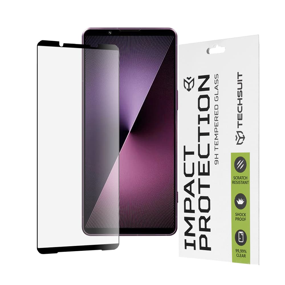 Ochranné sklo Techsuit 111D pro Sony Xperia 1 VII černé - náhled 1