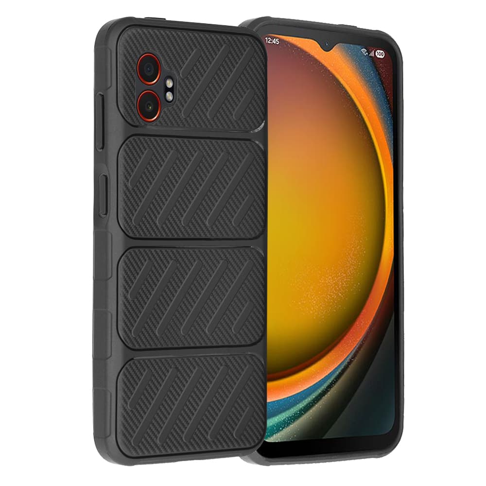 Techsuit CarbonFiber pro Samsung Galaxy Xcover7 Pro černý - náhled 1