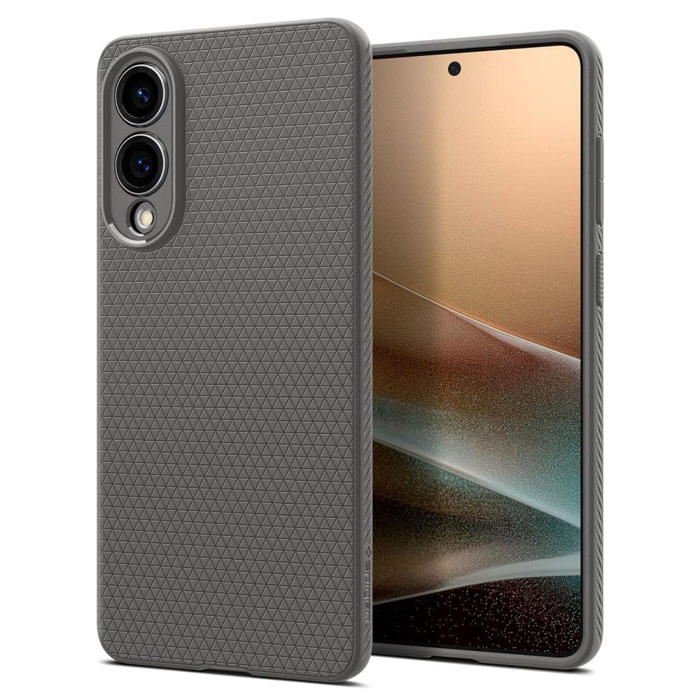 Spigen Liquid Air pouzdro Samsung Galaxy S25 Edge mramorově šedé - náhled 1