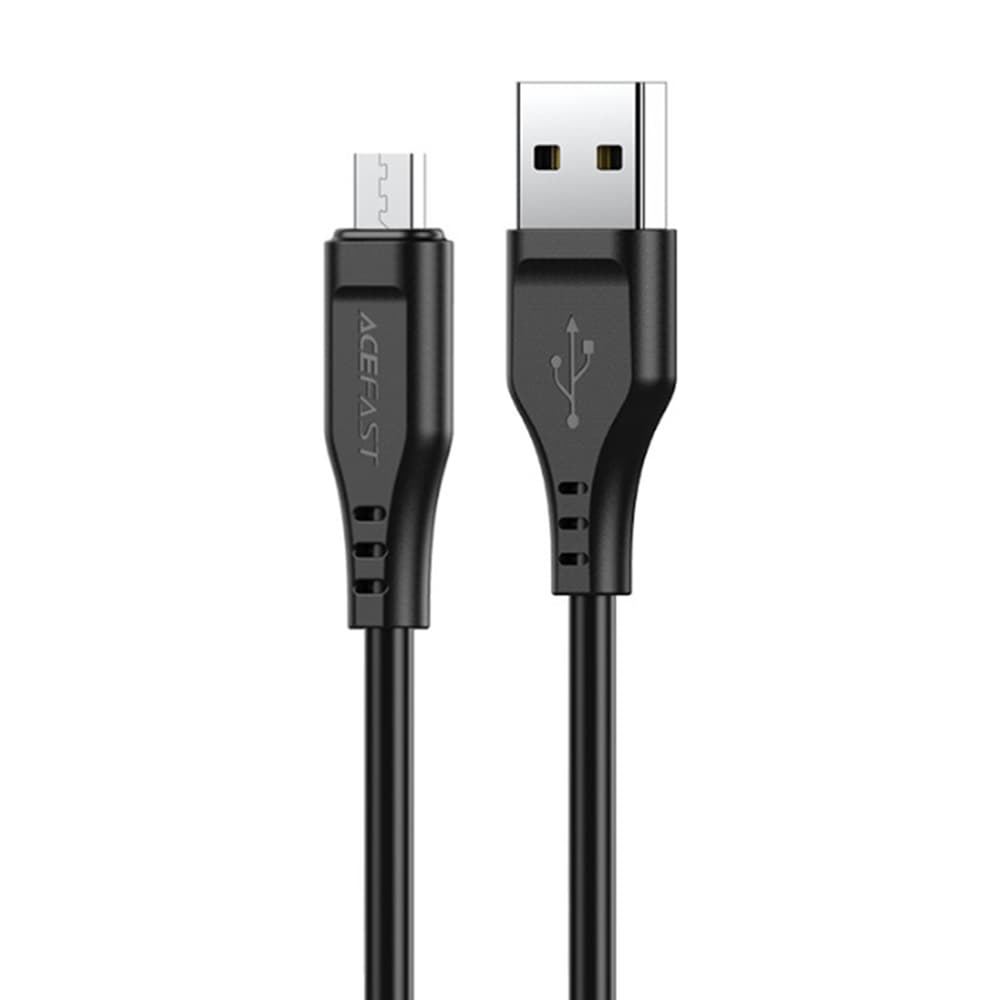 Acefast Datový kabel C3-09 USB na Micro-USB 2.4A 480Mbps 1.2m černý - náhled 1