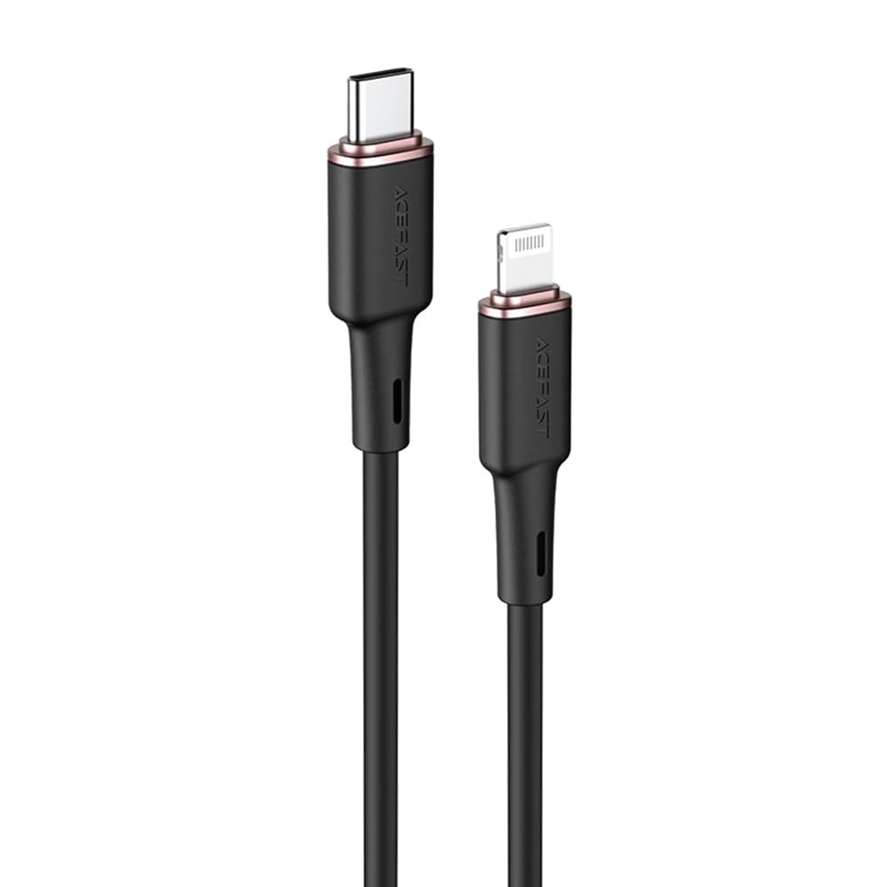 Acefast Data Cable C2-01 Type-C na Lightning 30W 3A Rychlé nabíjení MFi 1.2m černá - náhled 1