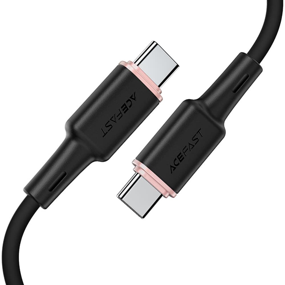 Acefast Datový kabel C2-03 Type-C na Type-C 60W 3A Rychlé nabíjení 1.2m černý - náhled 1
