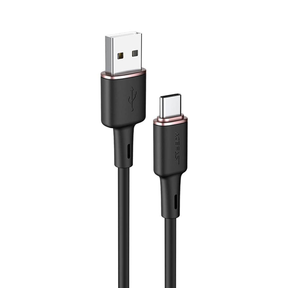 Acefast Datový kabel C2-04 USB na Type-C Rychlé nabíjení 3A 1.2m černý - náhled 1
