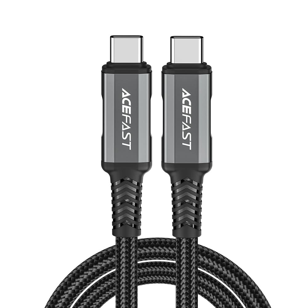 Acefast Data Cable C1-09 USB-C na USB-C 1m šedá černá - náhled 1