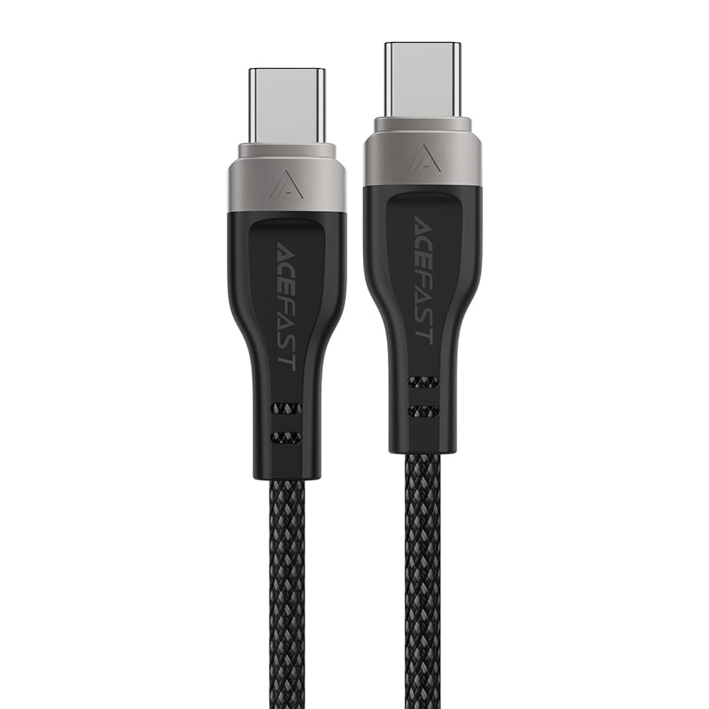 Acefast Data Cable C11-03 magnetický navíjecí rychlonabíjecí Type-C 1.2m černý - náhled 1