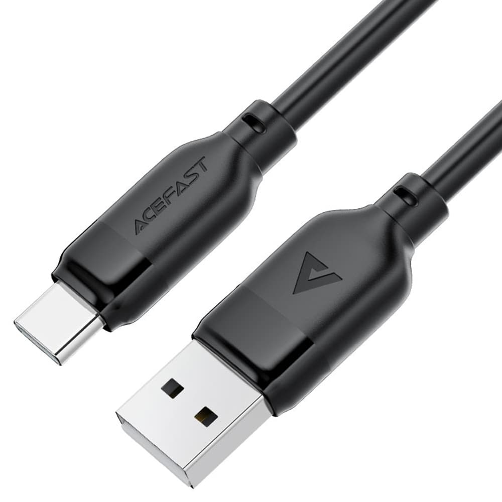 Acefast Datový kabel C16-04 Rychlonabíjecí USB na Type-C 3A 1.2m černý - náhled 1