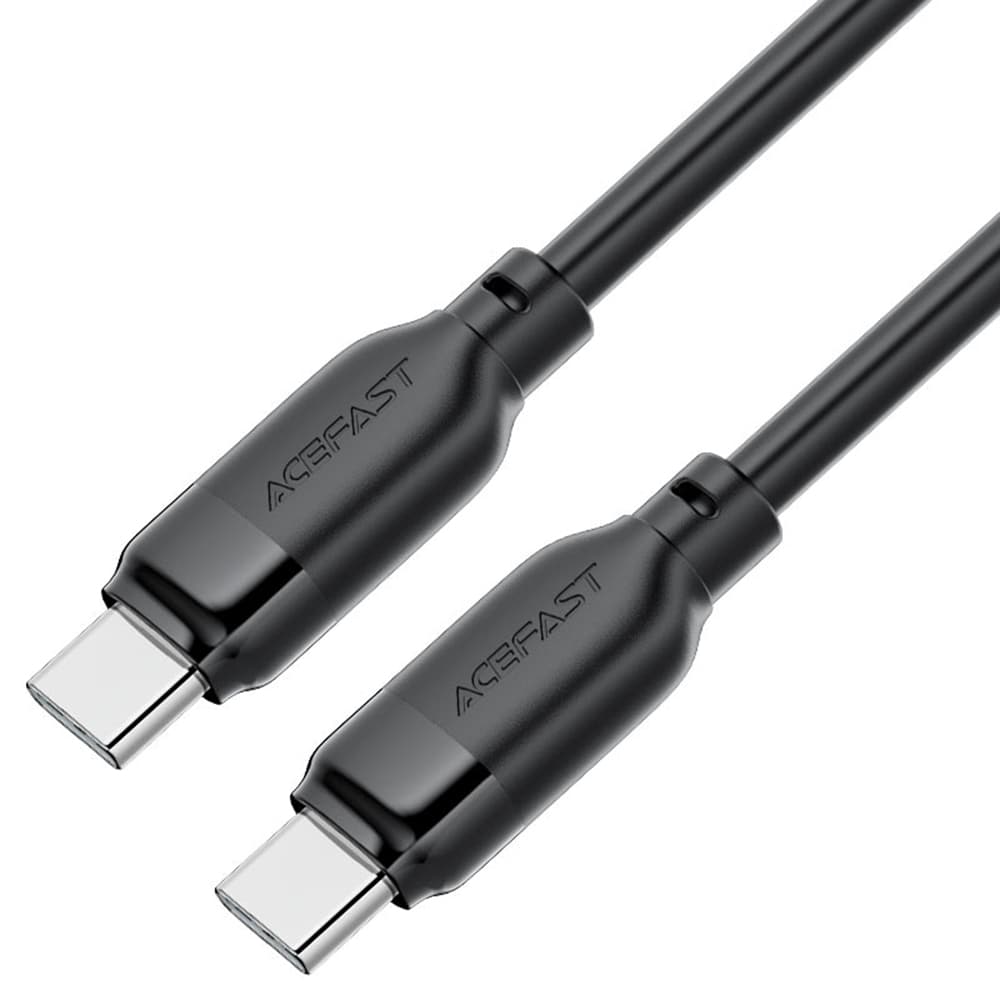 Acefast Datový kabel C16-03 Rychlonabíjecí Type-C na Type-C 60W 3A 1.2m černý - náhled 1