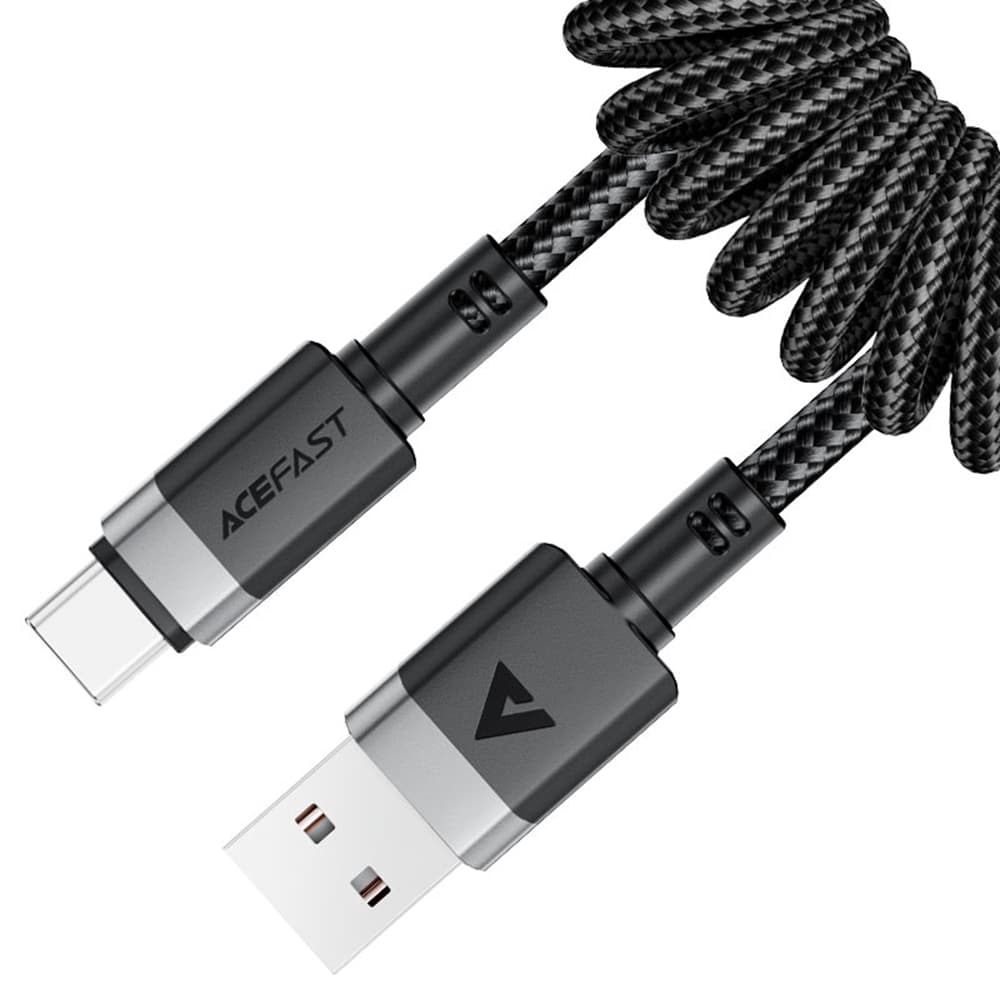 Acefast Data Cable C14-04 rychlonabíjecí USB na Type-C černý 1.2m - náhled 1