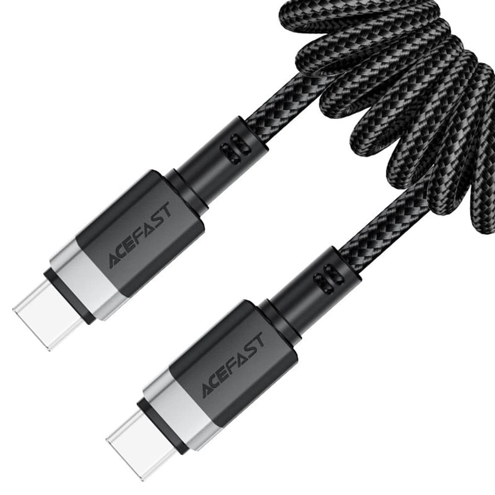 Acefast Data Cable C14-03 Rychlonabíjecí Type-C na Type-C 1.2m černý - náhled 1