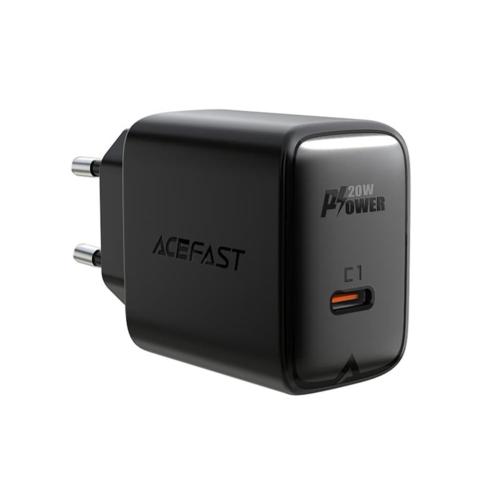 Nabíječka do zdi Acefast A1 rychlé nabíjení Type-C PD20W QC 3.0 černá - náhled 1