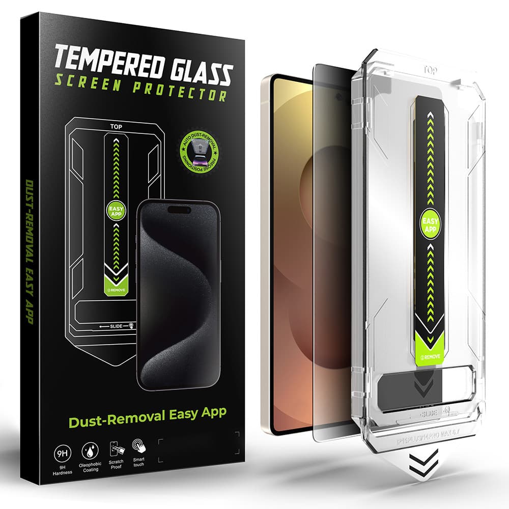 Techsuit TitanGlass CrystalHD pro Samsung Galaxy S25 Ultra Privacy černá - náhled 1
