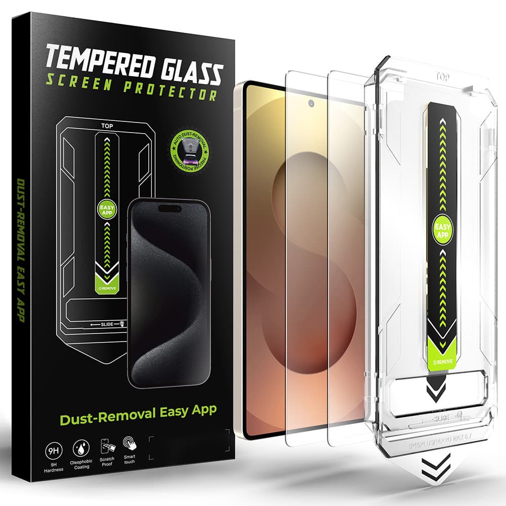 Techsuit TitanGlass CrystalHD (2 ks) Samsung Galaxy S25 Ultra průhledný - náhled 1