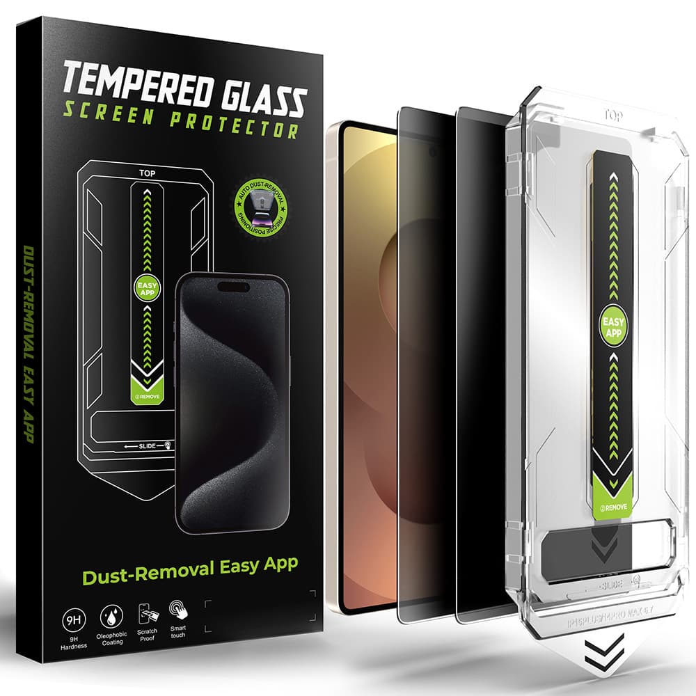 Techsuit TitanGlass CrystalHD (2 ks) Samsung Galaxy S25 Ultra Privacy - náhled 1