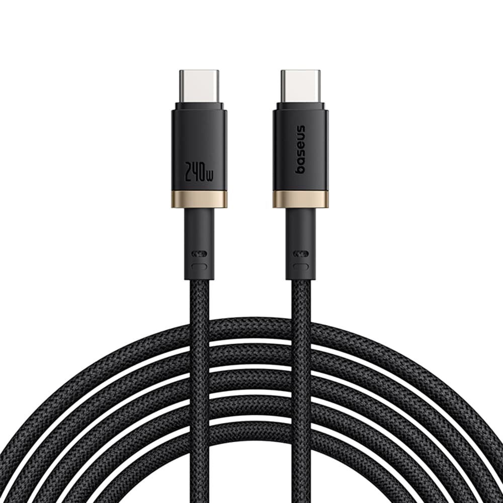 Baseus kabel Dura Series pro MacBook rychlonabíjení Type-C 1m zlatá černá - náhled 1