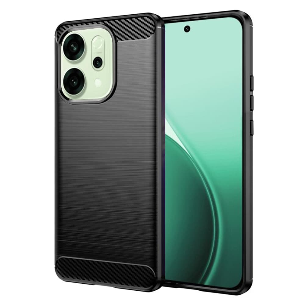 Techsuit Carbon Silicone pro Oppo Reno14 černý - náhled 1