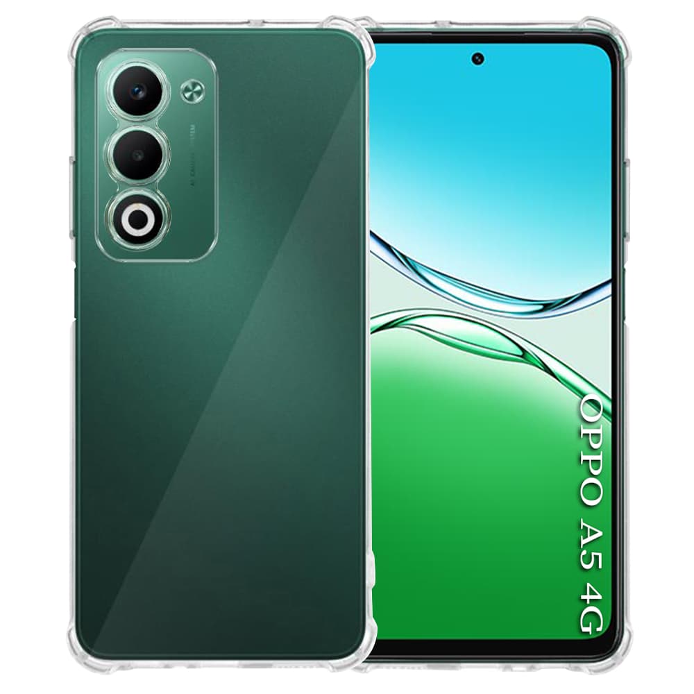Techsuit Shockproof průhledný silikonový obal Oppo A5 4G A5 5G průhledný - náhled 1