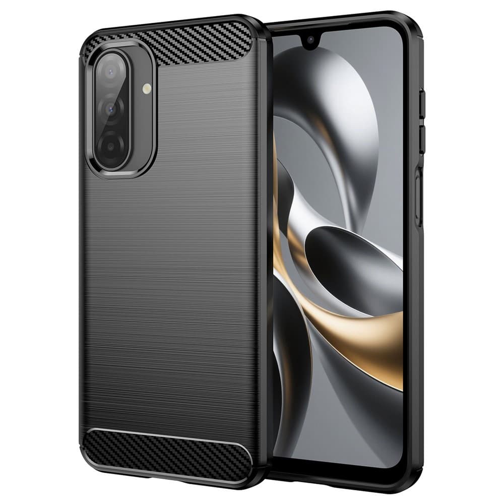 Techsuit Carbon Silicone pro Samsung Galaxy A17 5G A17 4G černý - náhled 1