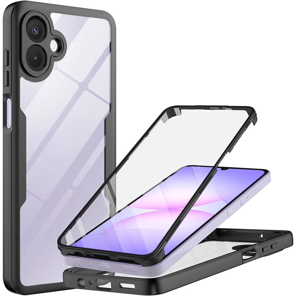 Techsuit ColorVerse 360 Series + Ochranná fólie Samsung Galaxy A07 4G Černá - náhled 1