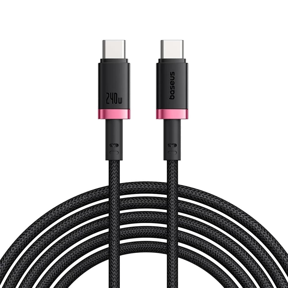 Baseus Data Cable Dura Series pro MacBook Rychlé nabíjení Type-C 1m červená černá - náhled 1