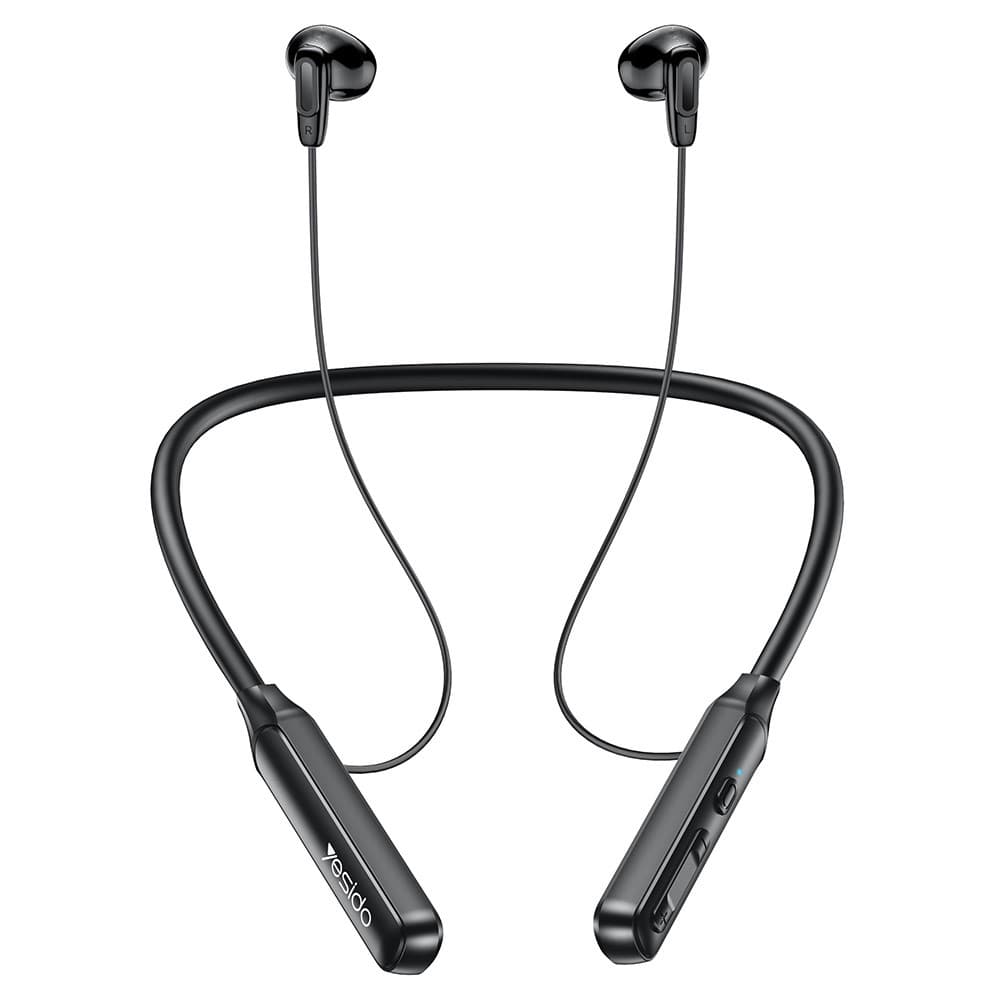Yesido bezdrátová sluchátka YSP21 magnetická nákrčník Bluetooth černá - náhled 1