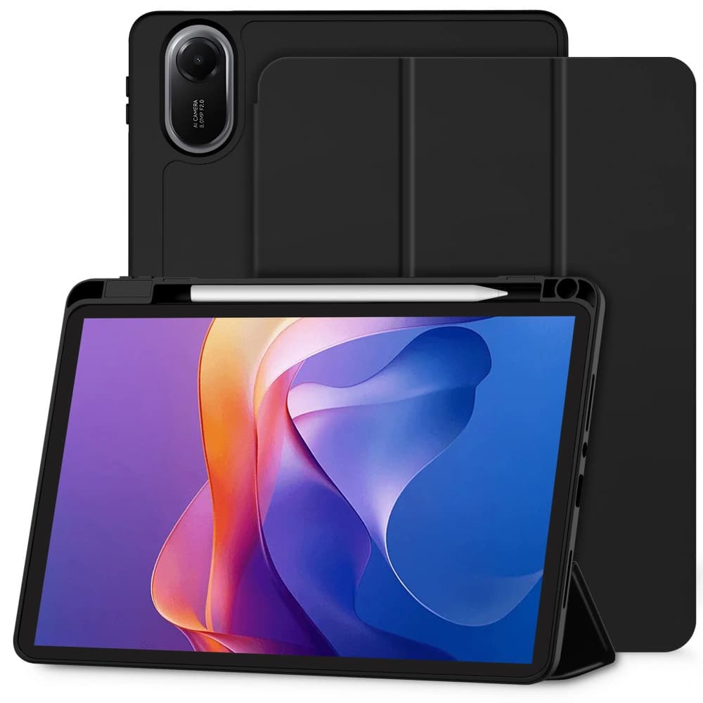 Pouzdro Techsuit Flex Trifold s držákem na tužku pro Xiaomi Redmi Pad 2 černé - náhled 1