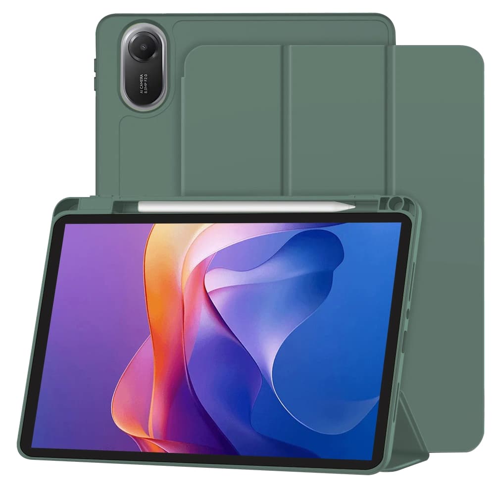 Techsuit Flex Trifold s držákem na tužku pro Xiaomi Redmi Pad 2 zelená - náhled 1