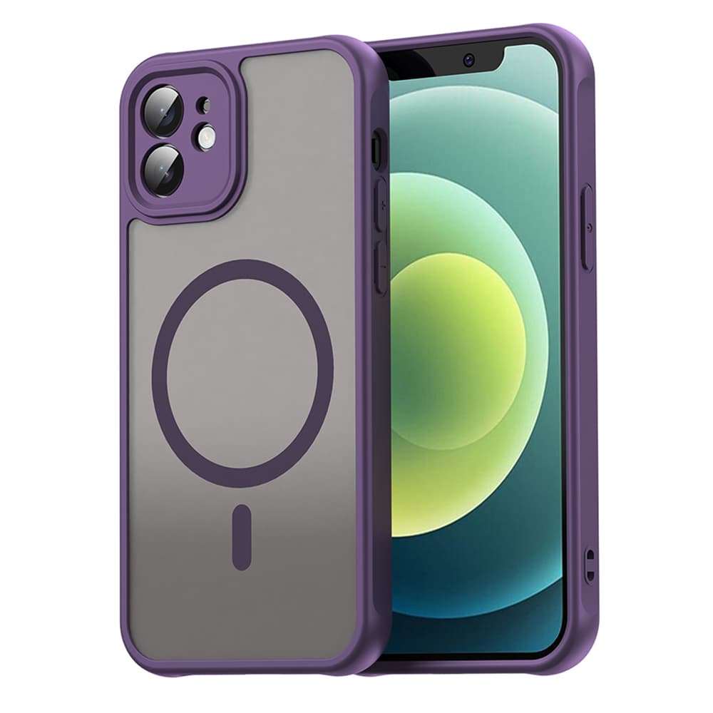 Techsuit HaloFrost II MagSafe pro iPhone 12 fialová - náhled 1