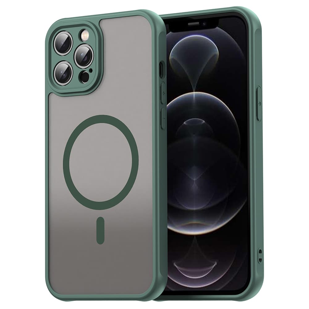 Techsuit HaloFrost II MagSafe pro iPhone 12 Pro Max zelená - náhled 1