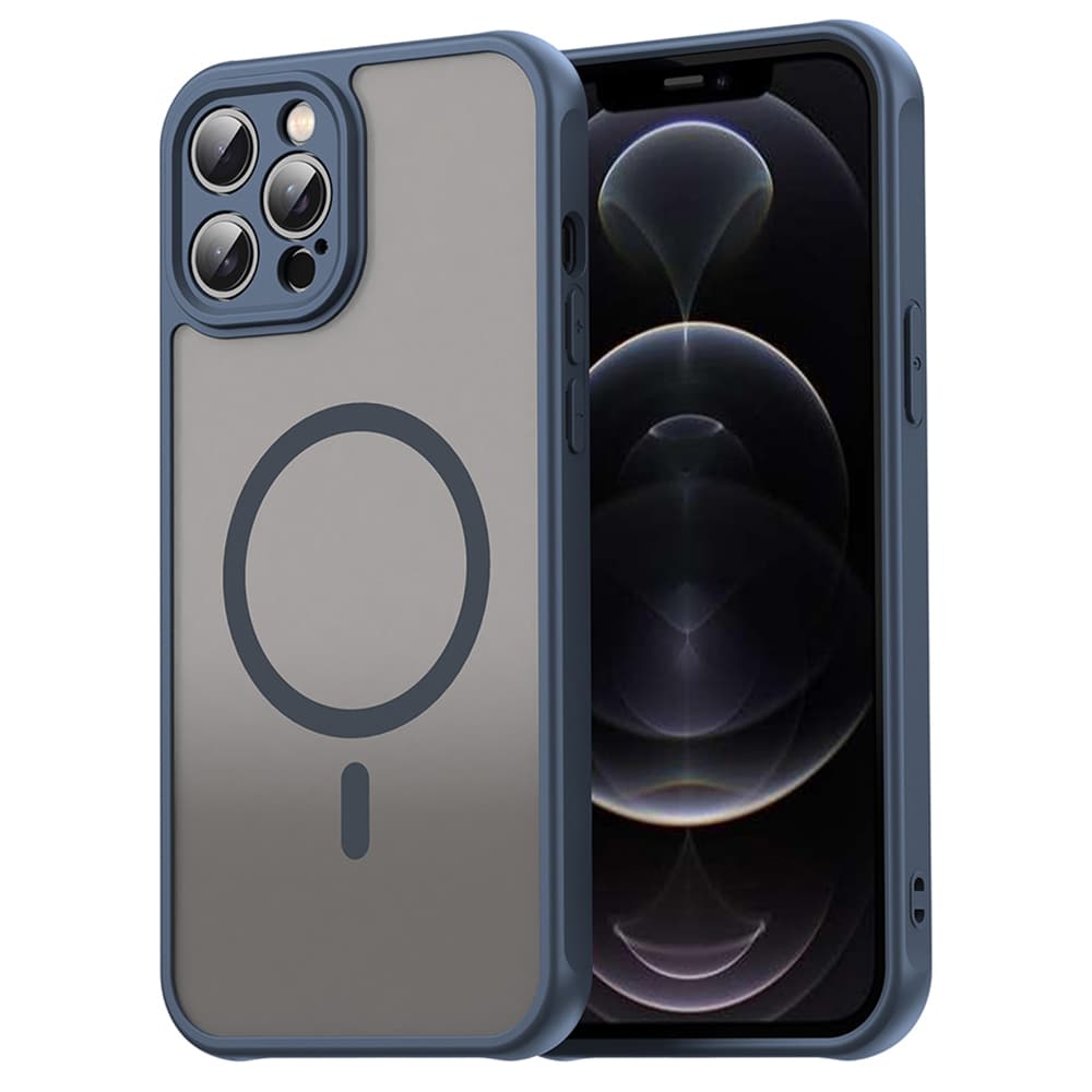 Pouzdro Techsuit HaloFrost II MagSafe iPhone 12 Pro Max námořnická modrá - náhled 1