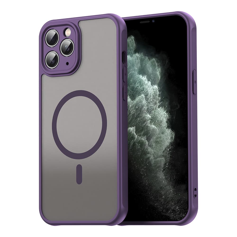 Techsuit HaloFrost II MagSafe pro iPhone 11 Pro Max fialová - náhled 1