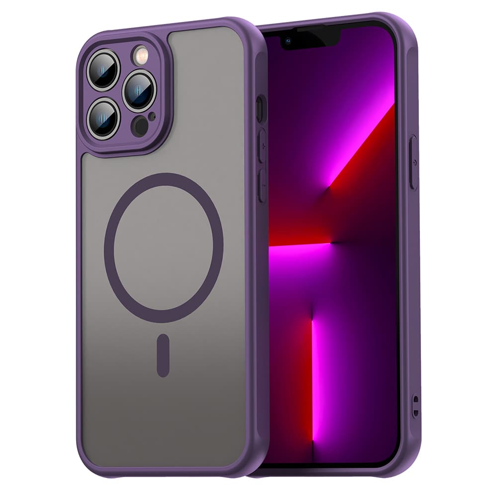 Techsuit HaloFrost II MagSafe pro iPhone 13 Pro Max fialová - náhled 1