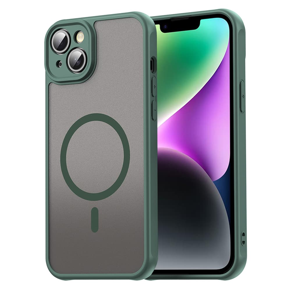 Techsuit HaloFrost II MagSafe pro iPhone 14 Plus zelený - náhled 1